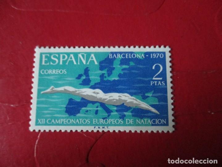 Timbres: 1970. XII campeonatos europeos de Natacion. Edifil 1989