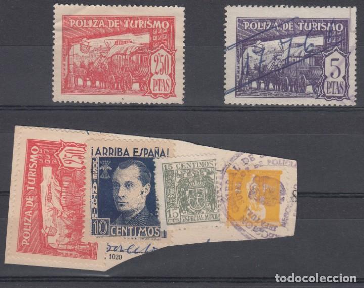 Sellos: FISCALES- LOTE DE POLIZAS DE TURISMO - Foto 1
