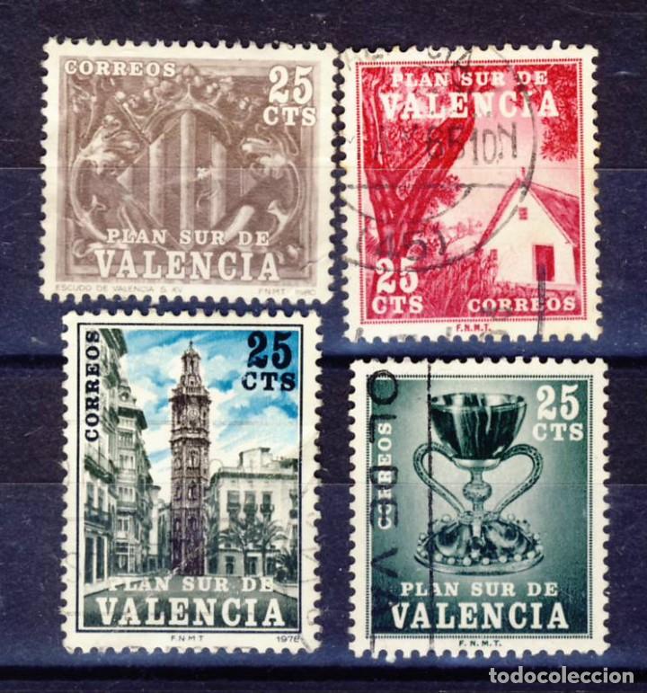 Selos: VALECIA.-PLAN SUR.- ED. 1964 - 1968 - 1978 - 1981.- (1)