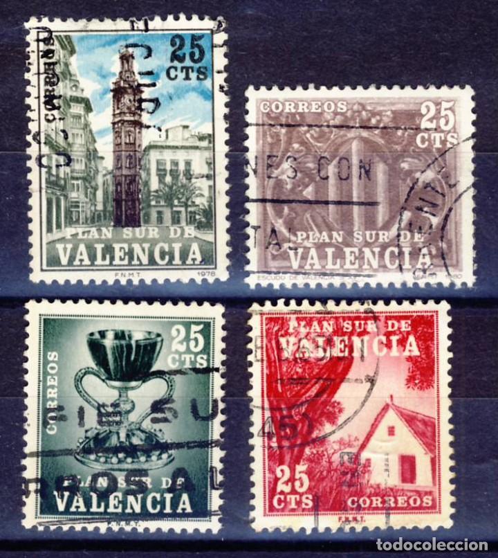 Selos: VALECIA.-PLAN SUR.- ED. 1964 - 1968 - 1978 - 1981.- (6)