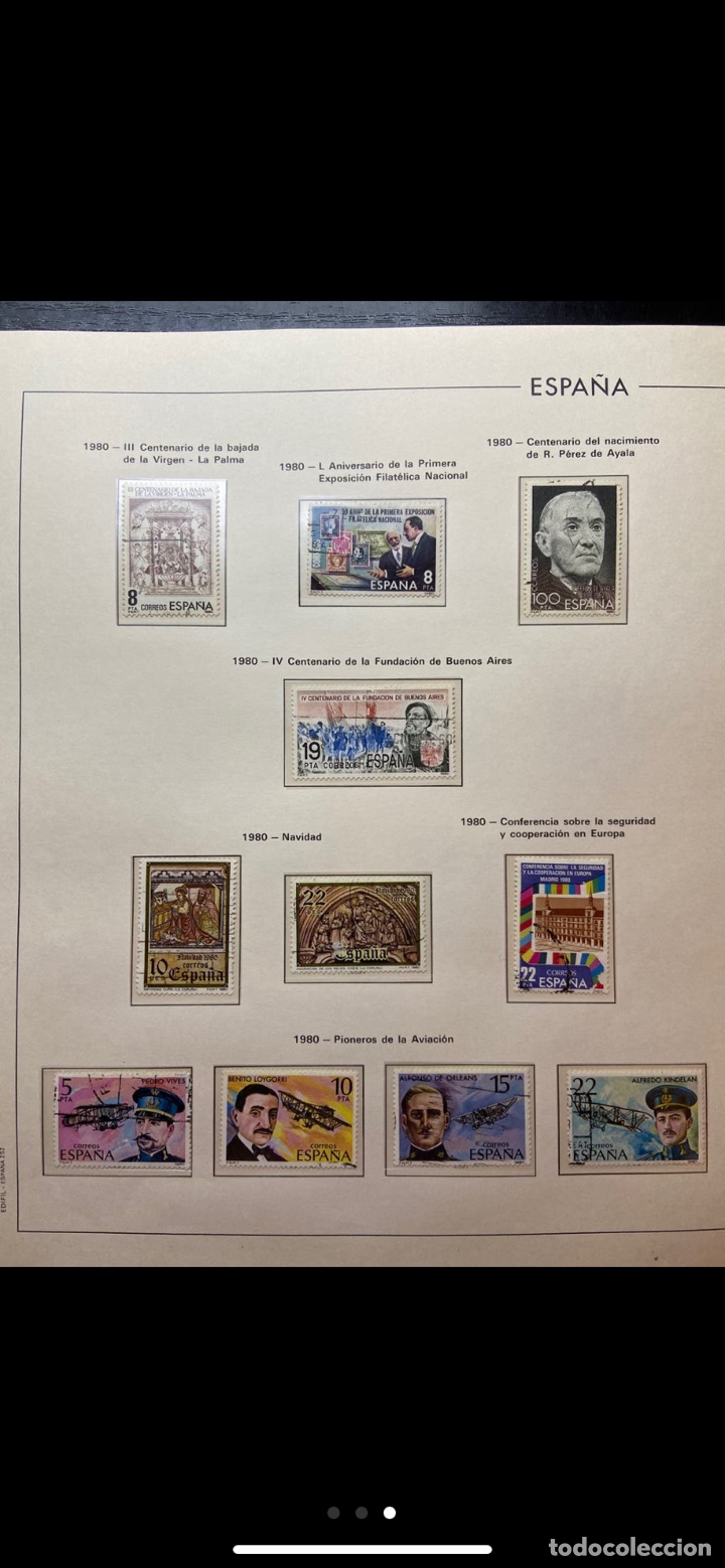 Sellos: Coleccion sellos espa&ntilde;a 1976-1985 - Foto 3