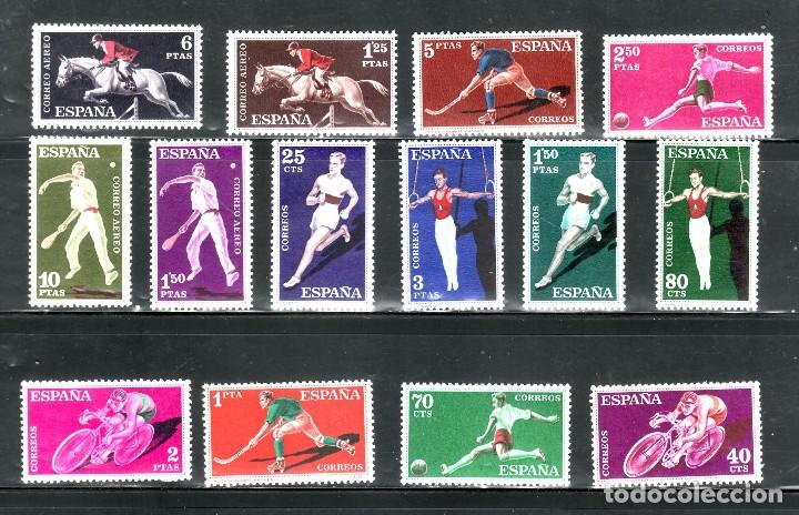 Sellos: ESPA&Ntilde;A 1960 1306/19 Deportes 14v. - Foto 1