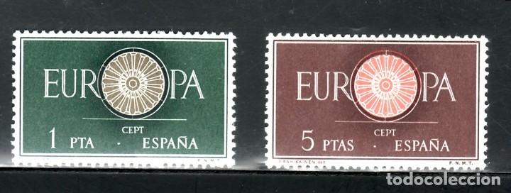 Sellos: ESPA&Ntilde;A 1960 1294/95 Europa 2v. - Foto 1