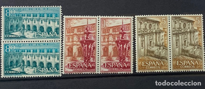 Sellos: A&Ntilde;O 1960. N&ordm; 1322/24. REAL MONASTERIO DE SAMOS. DOS SERIES NUEVAS***