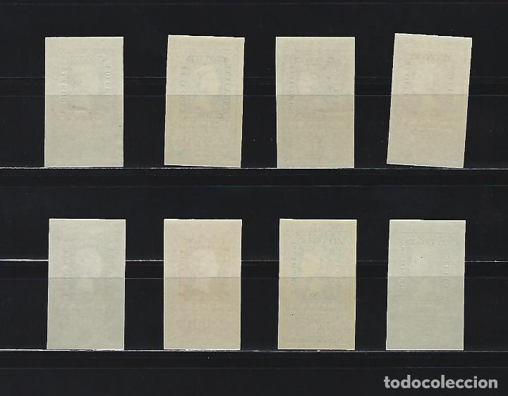 Sellos: 1075/82 CENTENARIO SELLO ESPA&Ntilde;OL ISABEL II CERTIFICADO CEM - Foto 2