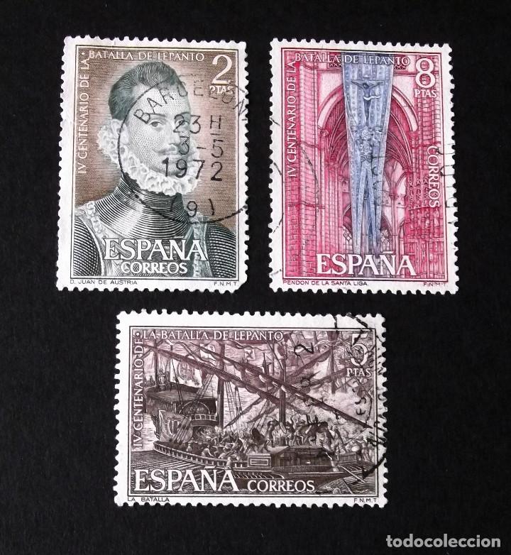 Sellos: 2055-7, SERIE USADA. LEPANTO. - Foto 1