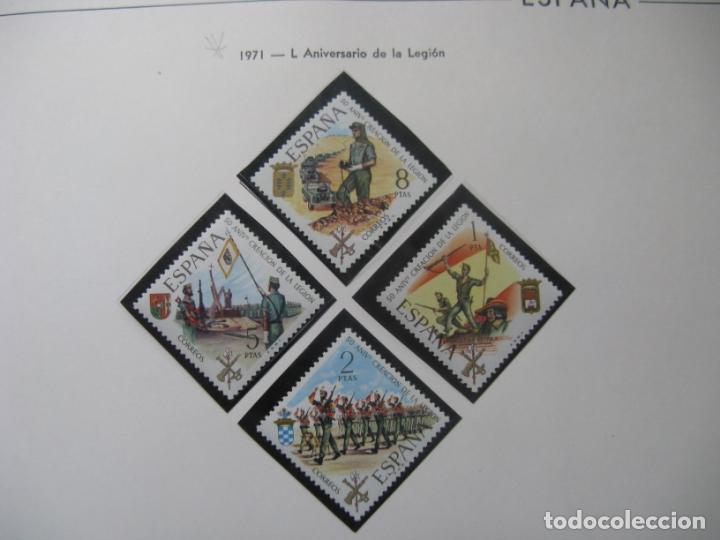 Sellos: 1971, 50 aniv. de la legion, edifil 2043/46
