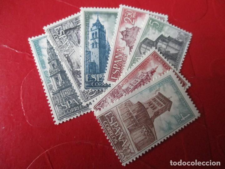 Selos: 1971. A&Ntilde;O SANTO COMPOSTELANO. Edifil n&ordm; 2063/68