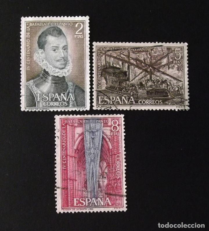 Sellos: 2055-7, SERIE USADA. LEPANTO. - Foto 1