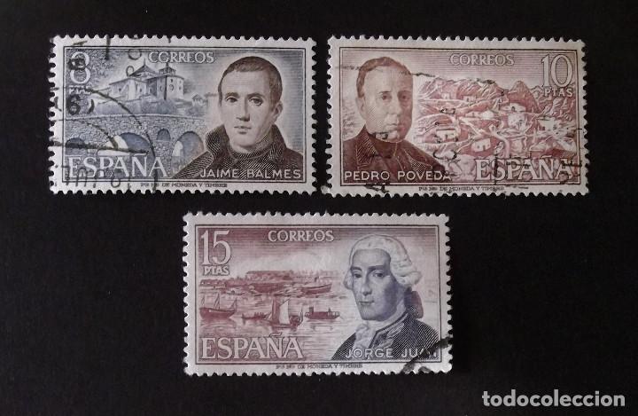 Sellos: 2180-2, SERIE USADA. PERSONAJES. - Foto 1