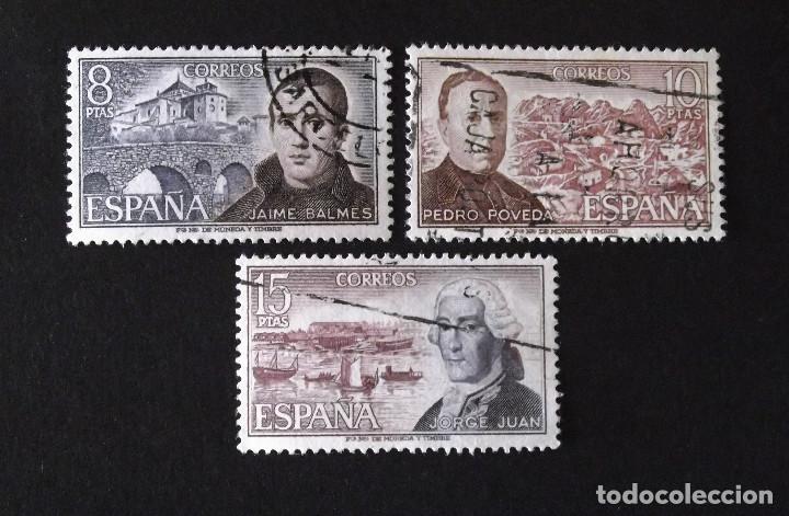 Sellos: 2180-2, SERIE USADA. PERSONAJES. - Foto 1