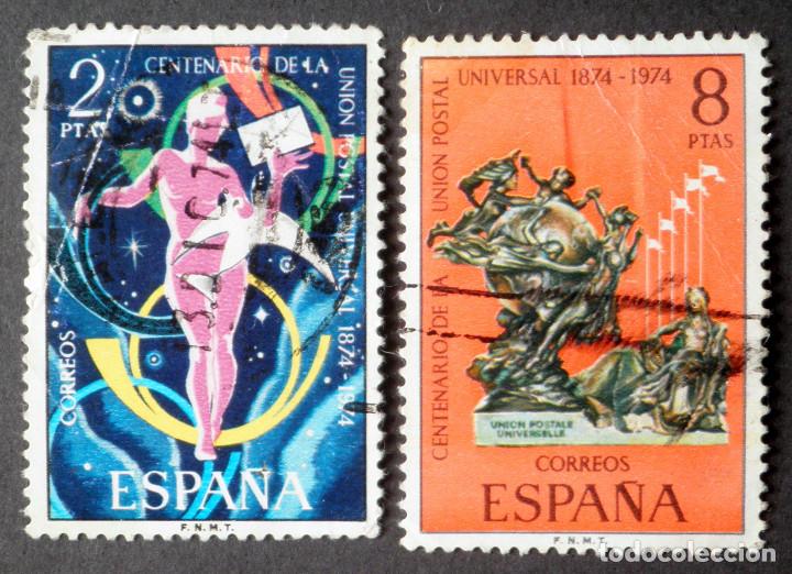 Sellos: Serie completa 1974 Espa&ntilde;a Centenario Uni&oacute;n Postal Universal - Foto 1