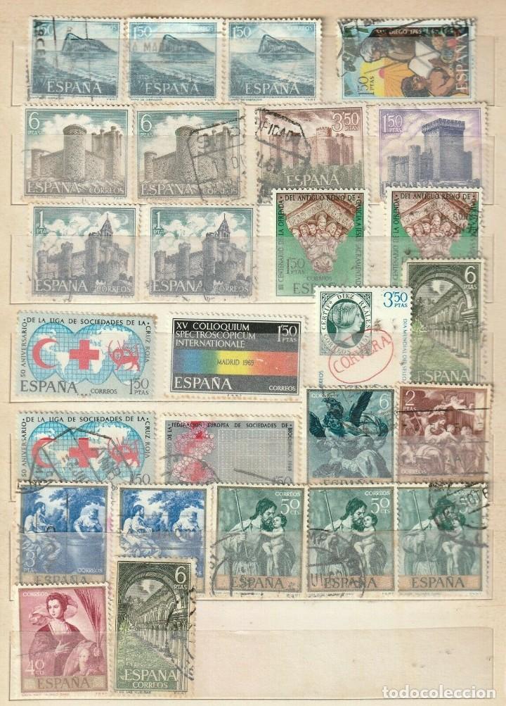 Sellos: ESPAÑA año 1969 lote con 55 sellos. numeración EDIFIL - Foto 2 - 229494685
