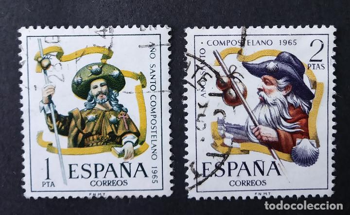 Sellos: Serie completa 1965 Espa&ntilde;a A&ntilde;o santo compostelano - Foto 1
