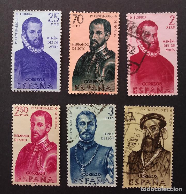 Sellos: 1960 Espa&ntilde;a Forjadores de Am&eacute;rica - Foto 1