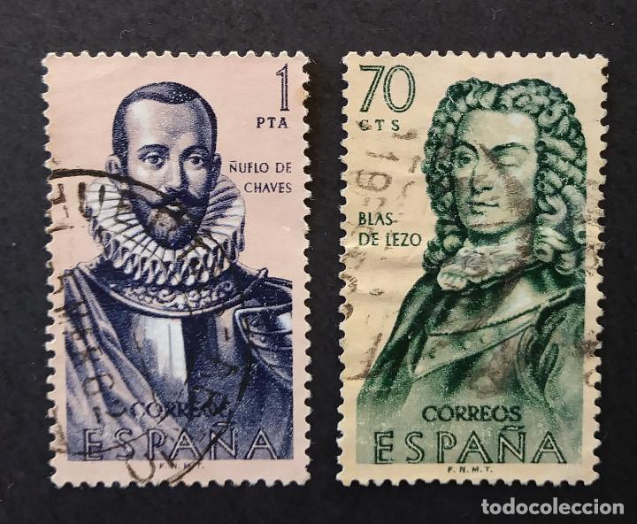 Sellos: 1961 Espa&ntilde;a Forjadores de Am&eacute;rica - Foto 1
