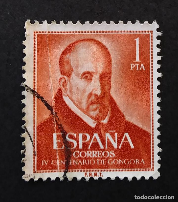 Sellos: 1961 Espa&ntilde;a IV Centenario nacimiento G&oacute;ngora - Foto 1