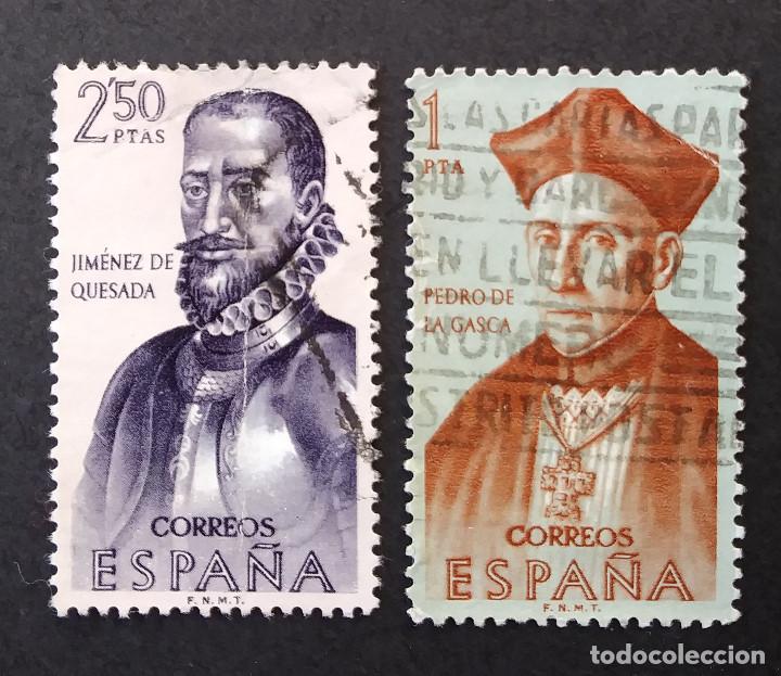 Sellos: 1962 Espa&ntilde;a Forjadores de Am&eacute;rica - Foto 1