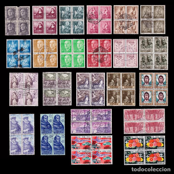 Sellos: Sellos.Espa&ntilde;a.Lote 23.Blq 4. Matasello . - Foto 1
