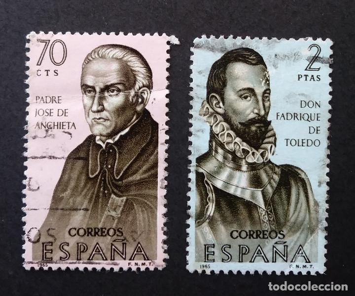 Sellos: 1965 Espa&ntilde;a Forjadores de Am&eacute;rica - Foto 1