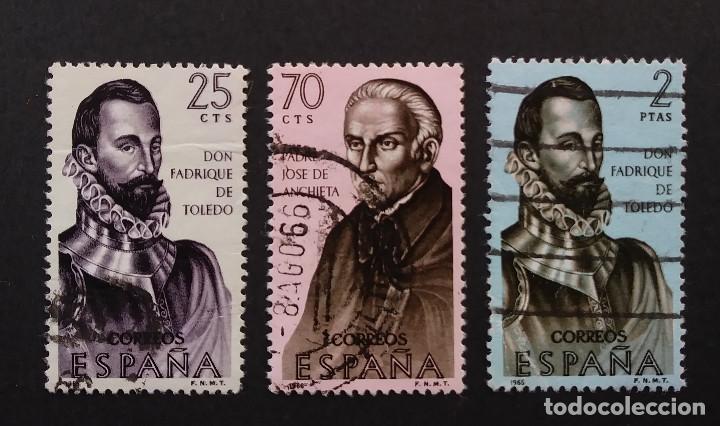 Sellos: 1965 Espa&ntilde;a Forjadores de Am&eacute;rica - Foto 1