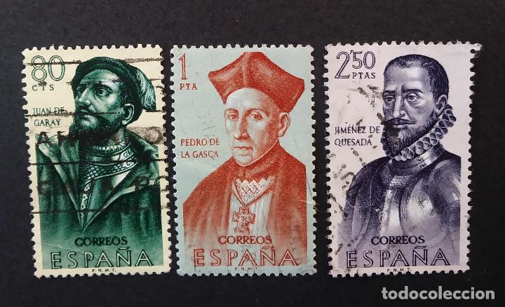 Sellos: 1962 Espa&ntilde;a Forjadores de Am&eacute;rica - Foto 1