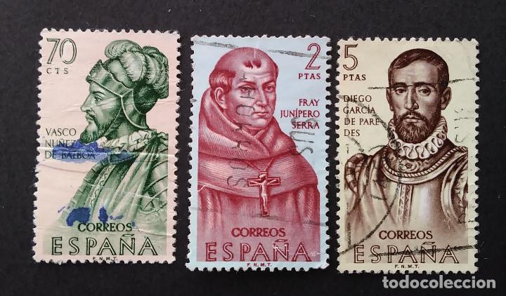 Sellos: 1963 Espa&ntilde;a Forjadores de Am&eacute;rica - Foto 1