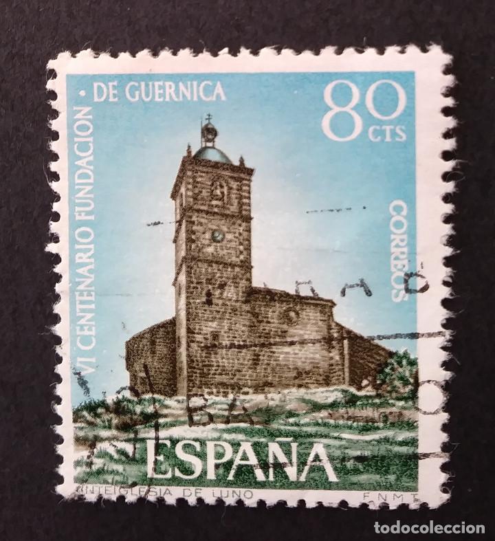 Sellos: 1966 Espa&ntilde;a VI Centenario fundaci&oacute;n Guernica - Foto 1