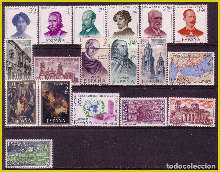 Sellos: 1970 A&ntilde;o Completo, EDIFIL n&ordm; 1949 a 2007 * * - Foto 2
