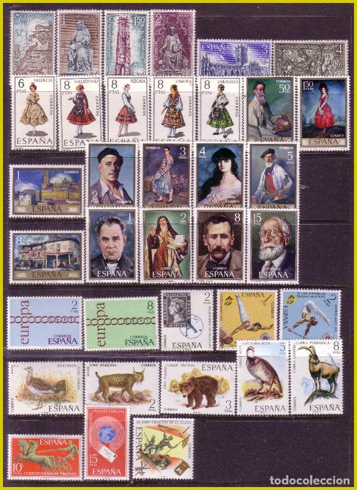 Sellos: 1971 A&ntilde;o Completo, EDIFIL n&ordm; 2008 a 2070 * * - Foto 1