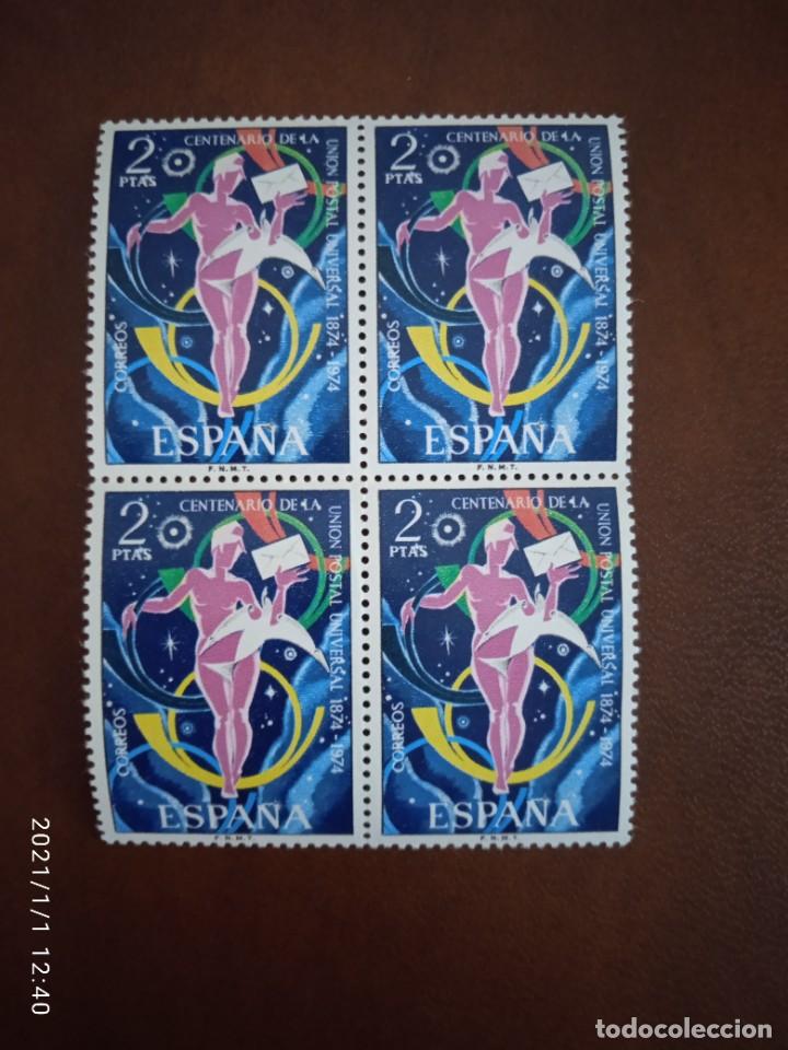 Sellos: ESPA&Ntilde;A 2 PTAS CENTENARIO UNION POSTAL 1974 NUEVO. - Foto 1