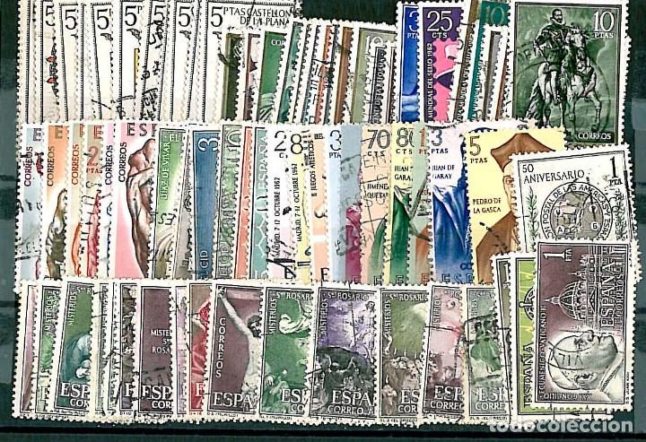 Sellos: Espa&ntilde;a. A&ntilde;o 1962 usado, con escudos - Foto 1