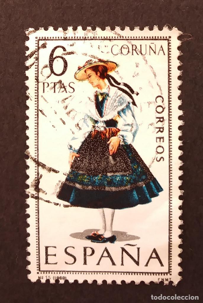 Sellos: 1968 Espa&ntilde;a Trajes t&iacute;picos regionales - Foto 1