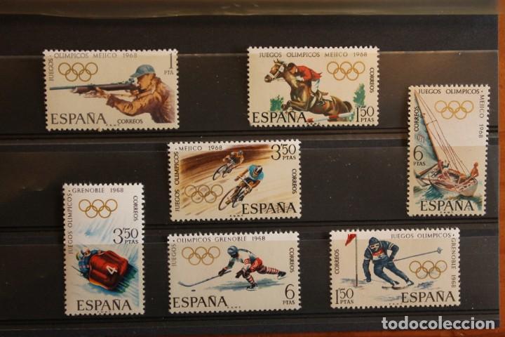 Sellos: 1968 SELLOS SERIES OL&Iacute;MPICAS DE VERANO E INVIERNO - Foto 1