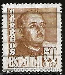Sellos: ESPA&Ntilde;A 1948 (1022) GENERAL FRANCO (USADO) - Foto 1