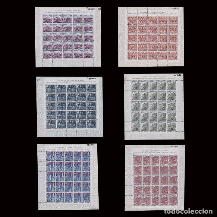 Stamps: 1970. Serie tur&iacute;stica. Pliegos MNH. Edifil 1982-1987