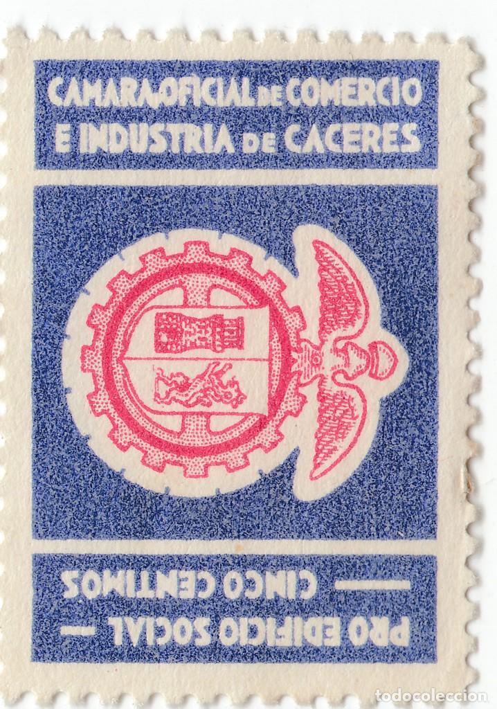 Sellos: SELLO 5 CTS CAMARA COMERCIO E INDUSTRIA DE CACERES - Foto 1