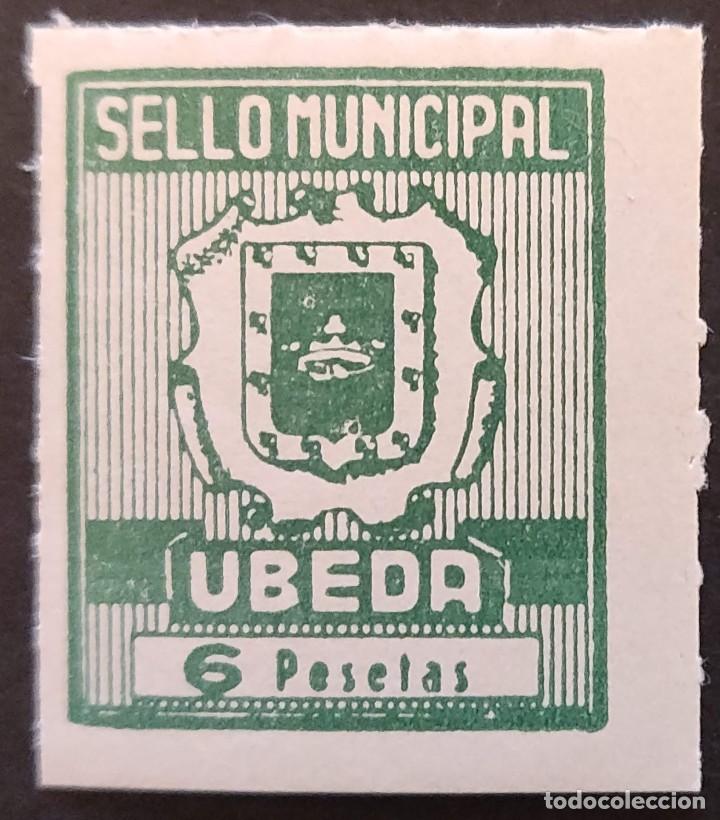 Timbres: &Uacute;BEDA (JA&Eacute;N) SELLO MUNICIPAL AYUNTAMIENTO
