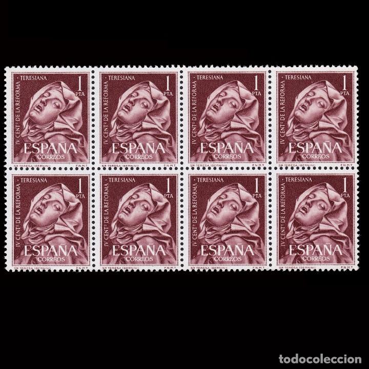 Selos: 1962.IV Cent. Reforma Teresiana.1p. Blq 8. MNH.Edifil.1429