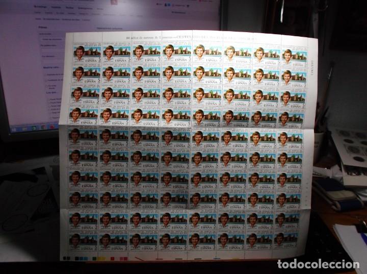 Sellos: PLIEGO DE 80 SELLOS DE CORREOS DE 5 PTAS,-CENTENARIO DEL HOSPITAL DEL NI&Ntilde;O JESUS. 1979