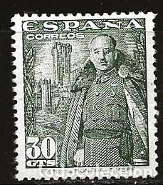 Sellos: ESPA&Ntilde;A 1954 (1025) GENERAL FRANCO (NUEVO) - Foto 1