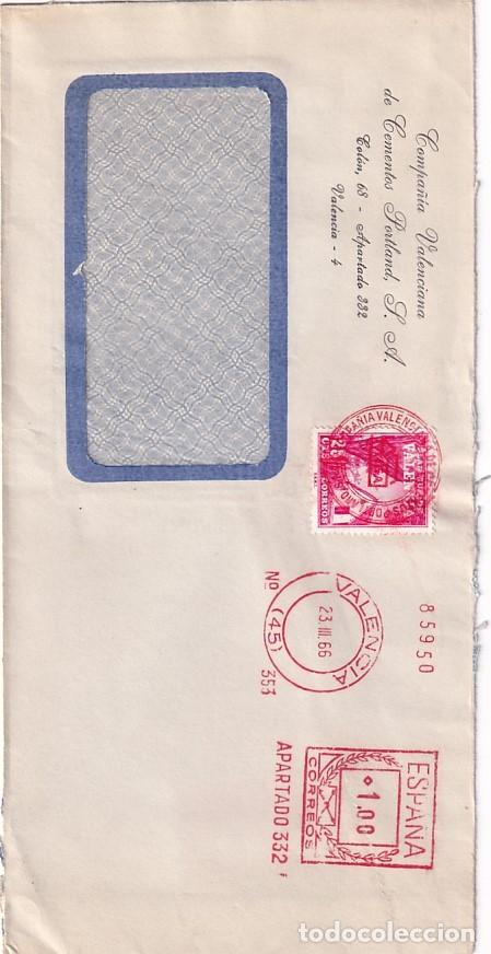 Sellos: Sobre Plan sur Valencia 1966 - Foto 1