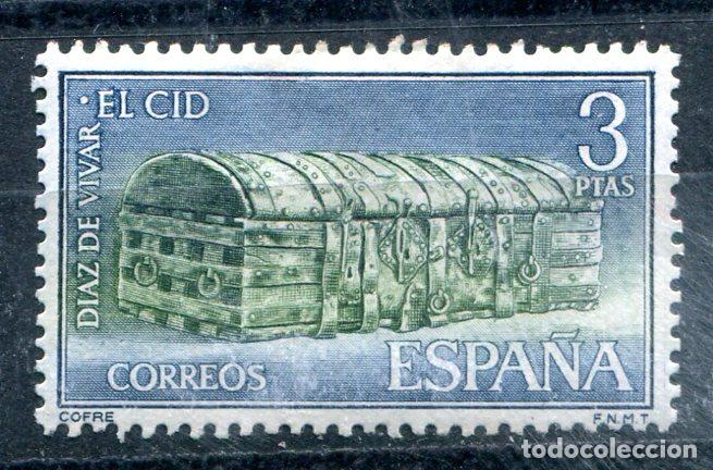Briefmarken: Edifil 1446. 3 pts Cid. Nuevo con grueso fijasellos