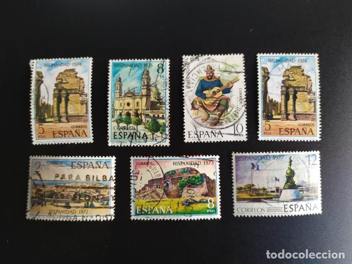 Sellos: ## Sello usado - 7 sellos de Hispanidad ## - Foto 1