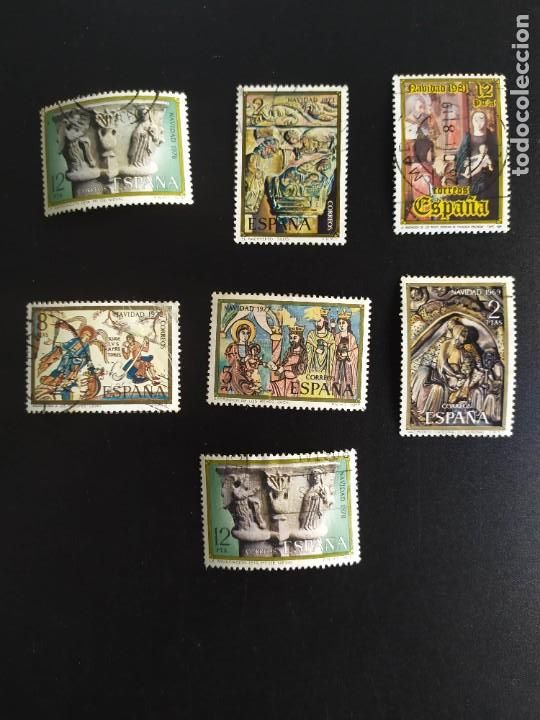 Sellos: ## Sello usado - 7 sellos de Navidad ## - Foto 1