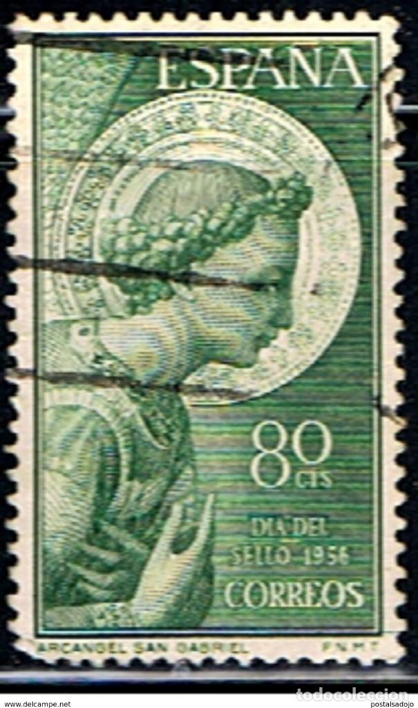 Sellos: ESPA&Ntilde;A // EDIFIL 1195 // 1956 ... USADO - Foto 1