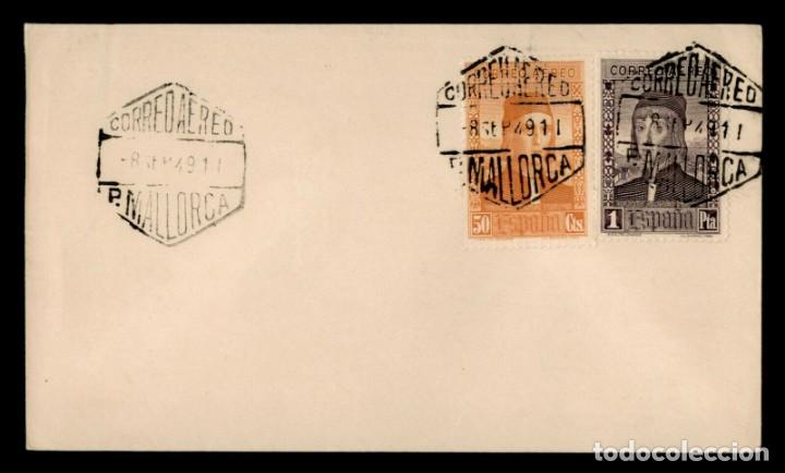 Sellos: ESPA&Ntilde;A SPAIN SOBRE DEL A&Ntilde;O 1949 MAYORCA - Foto 1