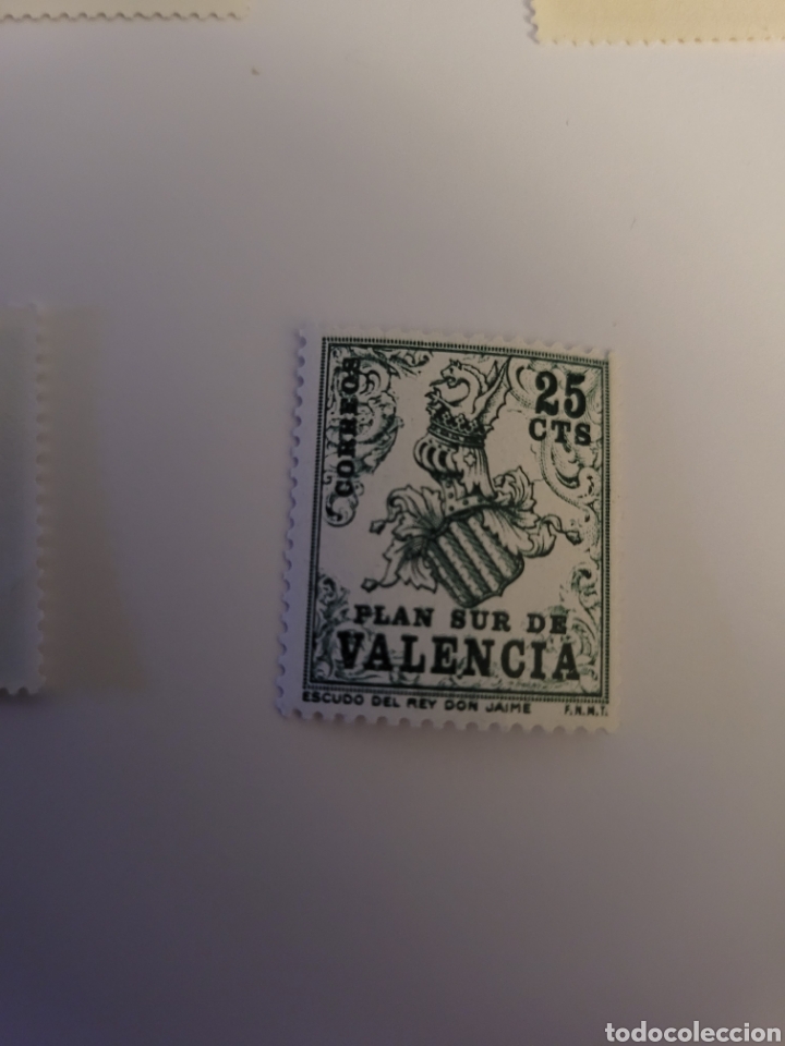 Sellos: Sello de Espa&ntilde;a 1963. Valencia 25 cts. Nuevo - Foto 1