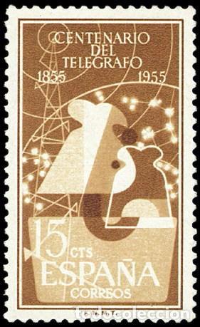 Sellos: ESPA&Ntilde;A SEGUNDO CENTENARIO N&ordm; 1180/83 ** TELEGRAFOS - Foto 1