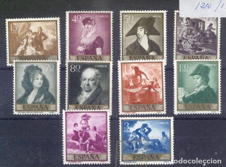 Sellos: ESPA&Ntilde;A SEGUNDO CENTENARIO N&ordm; 1206/19 ** GOYA - Foto 1